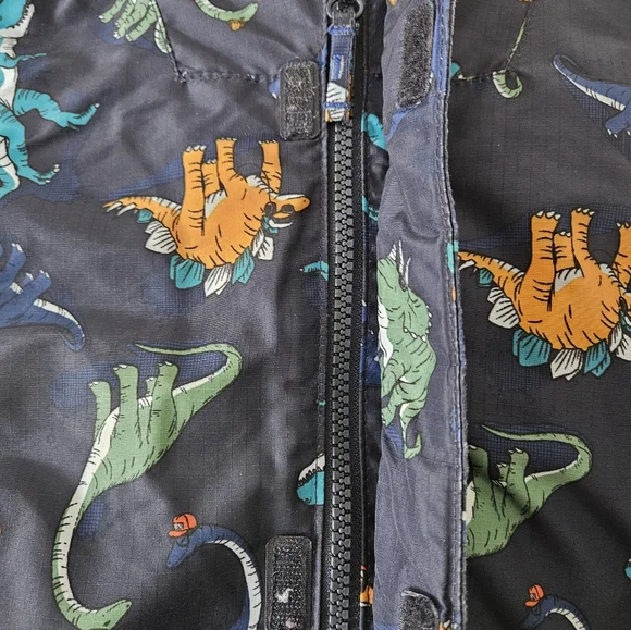The Children's Place 3-in-1 Winter Coat, Dinosaur Print, 3T - Picture 8 of 11